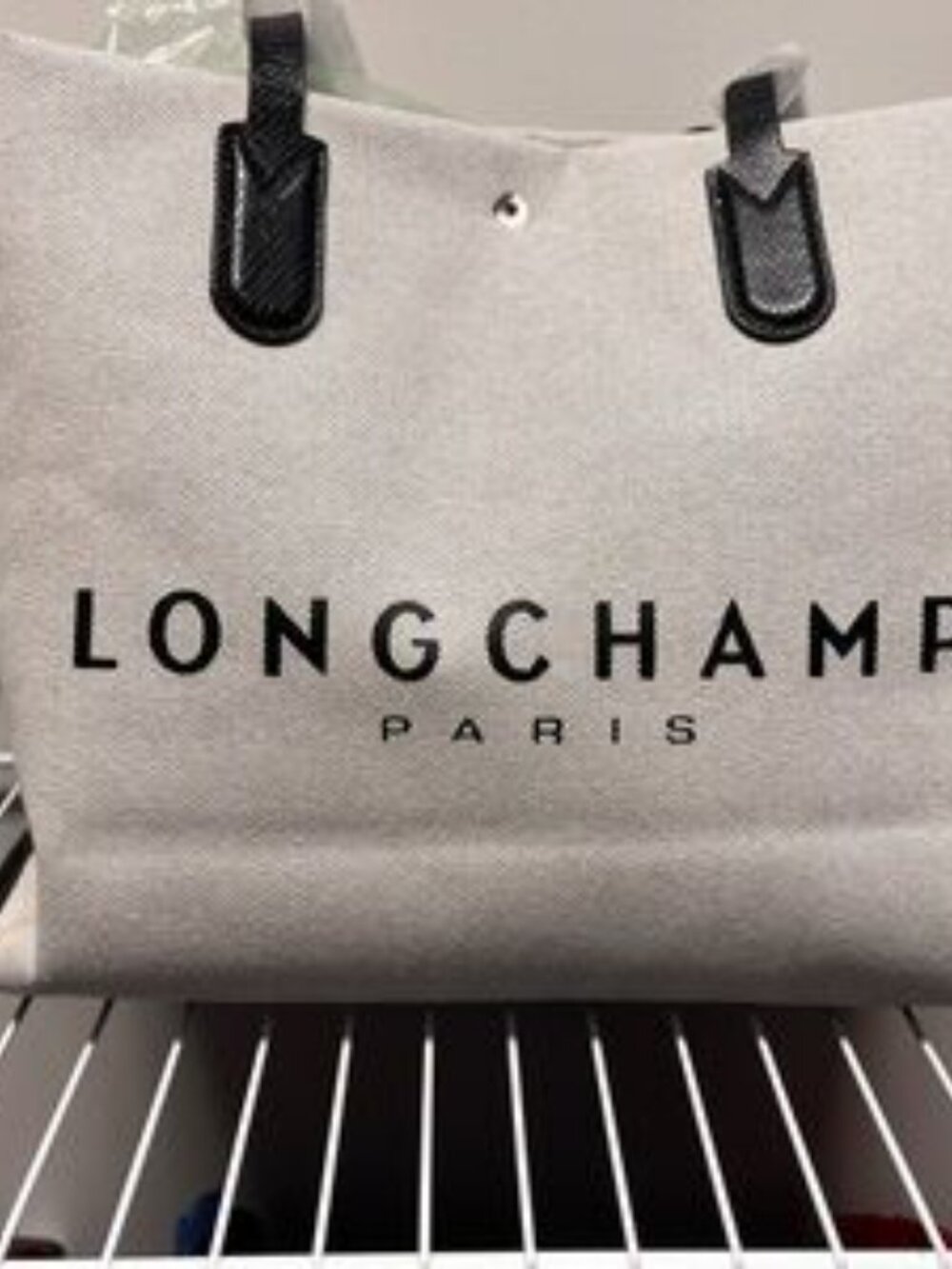 NWT Longchamp Le Roseau Women's Tote Bag Large Beige Handbag L Shoulder - Picture 4 of 10